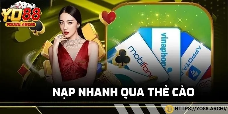 Anh em có thể nạp tiền qua thẻ cào